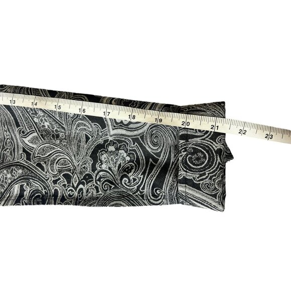 Gold Label Investments Women's Casual Silver & Black Top - Picture 5 of 6